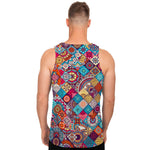 Ethnic Bohemian Mandala Pattern Print Men's Tank Top
