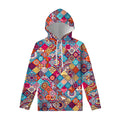 Ethnic Bohemian Mandala Pattern Print Pullover Hoodie