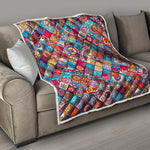 Ethnic Bohemian Mandala Pattern Print Quilt