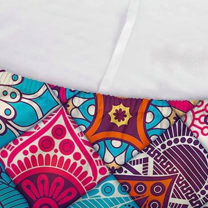Ethnic Bohemian Mandala Pattern Print Sofa Cover