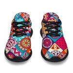 Ethnic Bohemian Mandala Pattern Print Sport Shoes GearFrost