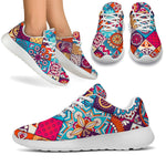 Ethnic Bohemian Mandala Pattern Print Sport Shoes GearFrost