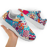 Ethnic Bohemian Mandala Pattern Print Sport Shoes GearFrost