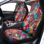 Ethnic Bohemian Mandala Pattern Print Universal Fit Car Seat Covers