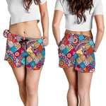 Ethnic Bohemian Mandala Pattern Print Women's Shorts