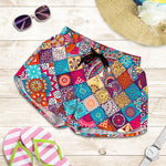 Ethnic Bohemian Mandala Pattern Print Women's Shorts