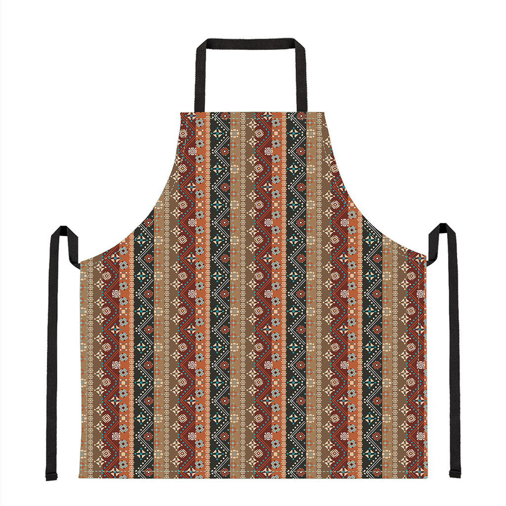 Ethnic Boho Tribal Pattern Print Apron