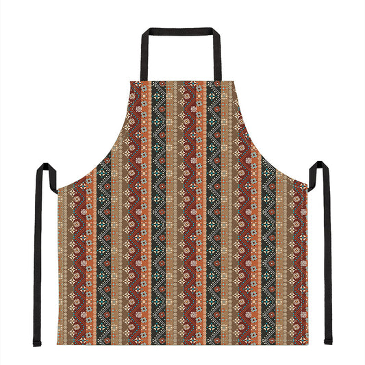 Ethnic Boho Tribal Pattern Print Apron