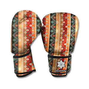 Ethnic Boho Tribal Pattern Print Boxing Gloves