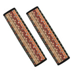 Ethnic Boho Tribal Pattern Print Car Seat Belt Covers