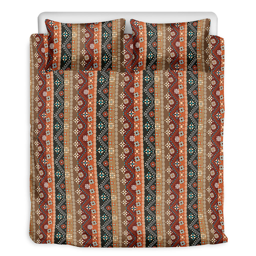 Ethnic Boho Tribal Pattern Print Duvet Cover Bedding Set