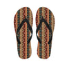 Ethnic Boho Tribal Pattern Print Flip Flops