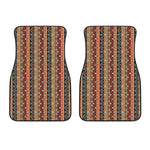 Ethnic Boho Tribal Pattern Print Front Car Floor Mats