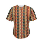 Ethnic Boho Tribal Pattern Print Men's Baseball Jersey