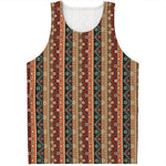 Ethnic Boho Tribal Pattern Print Men's Tank Top