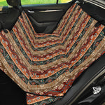 Ethnic Boho Tribal Pattern Print Pet Car Back Seat Cover