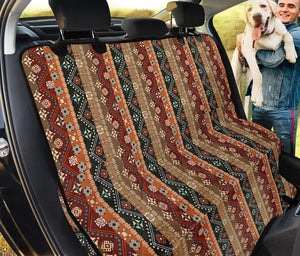 Ethnic Boho Tribal Pattern Print Pet Car Back Seat Cover