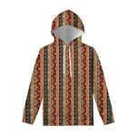 Ethnic Boho Tribal Pattern Print Pullover Hoodie