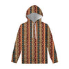 Ethnic Boho Tribal Pattern Print Pullover Hoodie