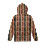 Ethnic Boho Tribal Pattern Print Pullover Hoodie