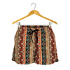 Ethnic Boho Tribal Pattern Print Women's Shorts