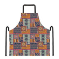 Ethnic Floral Patchwork Pattern Print Apron