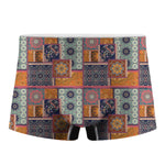 Ethnic Floral Patchwork Pattern Print Men's Boxer Briefs
