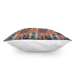 Ethnic Floral Patchwork Pattern Print Pillow Cover