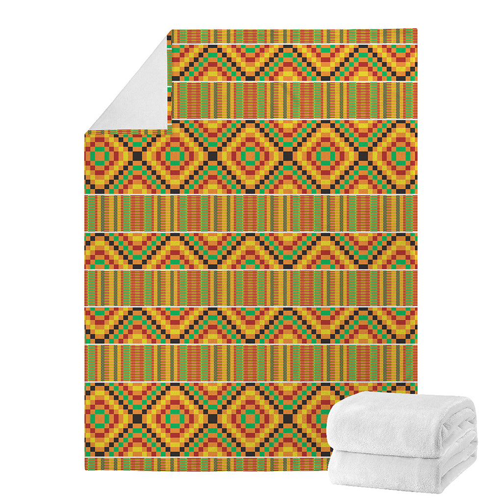 Ethnic Kente Pattern Print Blanket