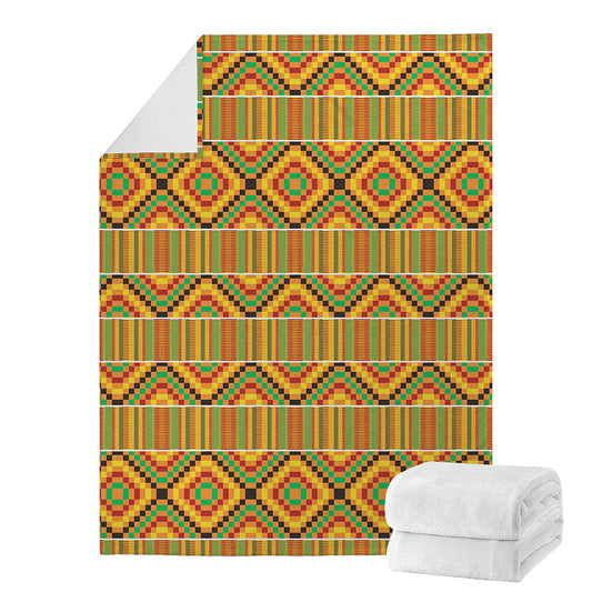 Ethnic Kente Pattern Print Blanket