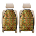 Ethnic Kente Pattern Print Car Seat Organizers