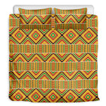Ethnic Kente Pattern Print Duvet Cover Bedding Set