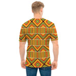 Ethnic Kente Pattern Print Men's T-Shirt