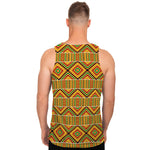 Ethnic Kente Pattern Print Men's Tank Top