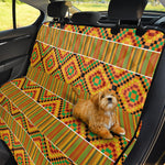 Ethnic Kente Pattern Print Pet Car Back Seat Cover