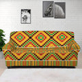Ethnic Kente Pattern Print Sofa Cover
