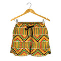 Ethnic Kente Pattern Print Women's Shorts