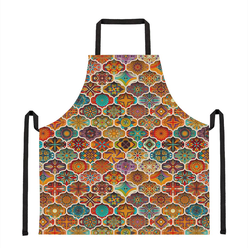 Ethnic Mandala Bohemian Pattern Print Apron