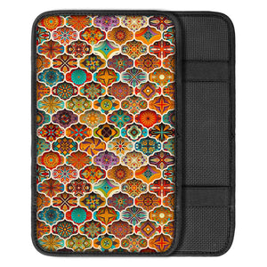 Ethnic Mandala Bohemian Pattern Print Car Center Console Cover