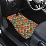 Ethnic Mandala Bohemian Pattern Print Front and Back Car Floor Mats