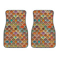 Ethnic Mandala Bohemian Pattern Print Front Car Floor Mats