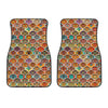 Ethnic Mandala Bohemian Pattern Print Front Car Floor Mats