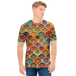 Ethnic Mandala Bohemian Pattern Print Men's T-Shirt