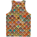 Ethnic Mandala Bohemian Pattern Print Men's Tank Top