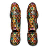 Ethnic Mandala Bohemian Pattern Print Muay Thai Shin Guard