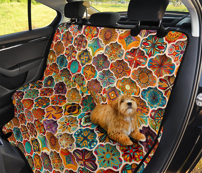 Ethnic Mandala Bohemian Pattern Print Pet Car Back Seat Cover