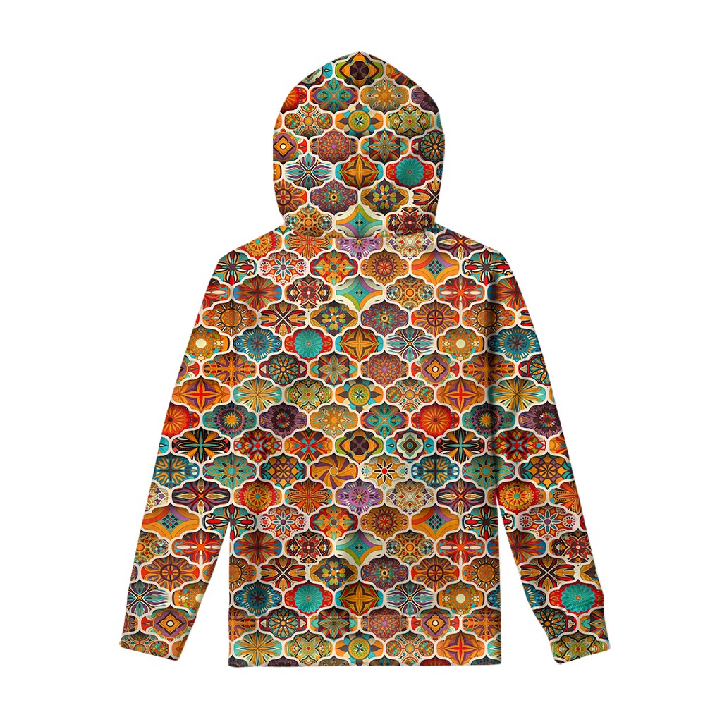 Ethnic Mandala Bohemian Pattern Print Pullover Hoodie