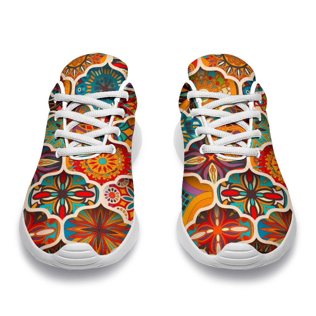 Ethnic Mandala Bohemian Pattern Print Sport Shoes GearFrost