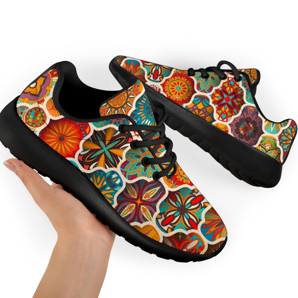 Ethnic Mandala Bohemian Pattern Print Sport Shoes GearFrost