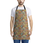 Ethnic Mandala Patchwork Pattern Print Apron